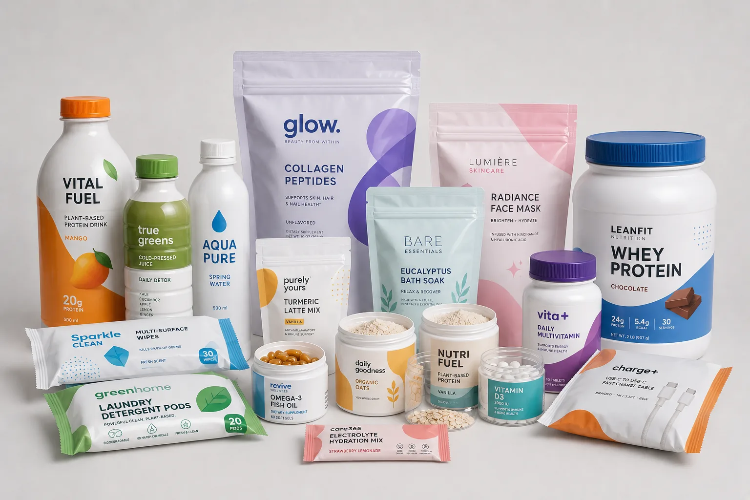 Packaging branded and printed by LeRoy Print Packs